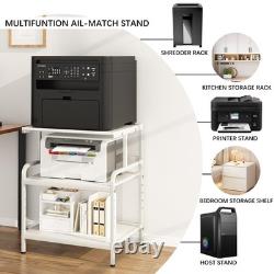 Large Printer Stand with Storage Shelf, 23.6 W x 18.9 D Printer C. Fast Ship