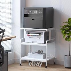 Large Printer Stand with Storage Shelf, 23.6 W x 18.9 D Printer C. Fast Ship