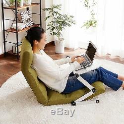 Lying Down Laptop PC Tablet Portable Stand 15.6 Type Silver Free shipping