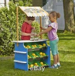 MELISSA & DOUG Wooden Grocery and Lemonade Stand Reversible Awning FREE SHIPPING