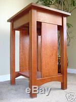 MISSION OAK NIGHT BED STAND With DRAWER QUARTERSAWN OAK FREE SHIPPING
