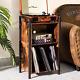 MODERN Vinyl Record Player Stand Turntable Storage Cabinet Holder Organizer Home