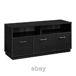 Mainstays 3-Door TV Stand Console for TVs up to 50, Blackwood Finish Free Ship
