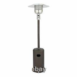 Mainstays Large Outdoor Patio Heater Powder Coat Mocha Brown Fast Shipping