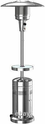 Member's Mark Patio Heater with LED Table with Wheels 47,000 BTU Free Shipping