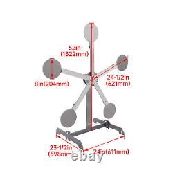 Metal 8 inch Portable Reactive Steel Shooting Target, No Welding