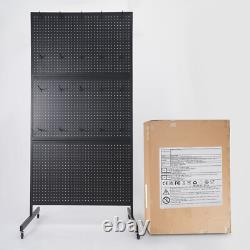 Metal Pegboard Display Stand Retail Display Stand With Wheels Craft Display Rack