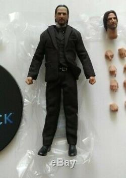 Mezco John Wick One12 Collective Figure, Heads, Hands, Stand. FREE SHIPPING