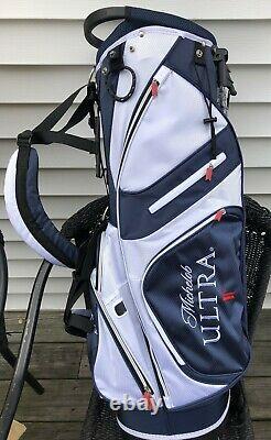 Michelob Ultra 14 Way Golf Stand Bag RED, WHITE, & BLUE New FREE SHIPPING