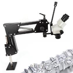 Micro Inlaid Mirror Multi-directional Micro-setting Stereo Microscope Jewelry US