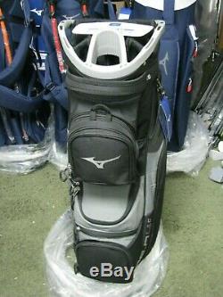 Mizuno BR-D4c Golf Cart Bag 14 Way Top Black/Gray BRAND NEW withTAGS FREE SHIP