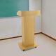 Mobile Conference Presentation Stand, Portable Classroom Standing Desk Podiums