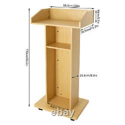 Mobile Conference Presentation Stand, Portable Classroom Standing Desk Podiums