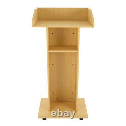 Mobile Conference Presentation Stand, Portable Classroom Standing Desk Podiums