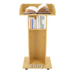 Mobile Conference Presentation Stand, Portable Classroom Standing Desk Podiums