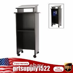 Mobile Presentation Stand Lectern Presentation Standing Classroom Desk Church