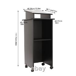 Mobile Presentation Stand Lectern Presentation Standing Classroom Desk Church
