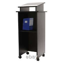 Mobile Presentation Stand Lectern Presentation Standing Classroom Desk Church