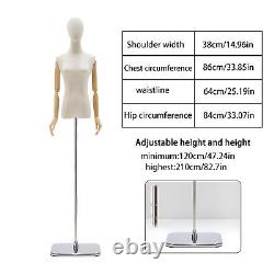 Model display stand Display Portable Height Adjustable Clothing fitting New