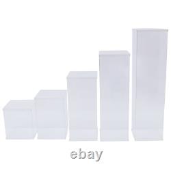 Modern 5x Transparent Acrylic Clear Flower Stand Box Display Rack Wedding Decor