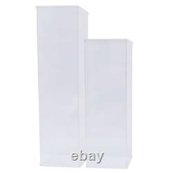 Modern 5x Transparent Acrylic Clear Flower Stand Box Display Rack Wedding Decor