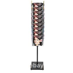 Modern Rotating Brochure Display Stand Detachable Magazine Rack With 36 Pockets