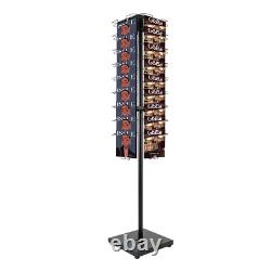 Modern Rotating Brochure Display Stand Detachable Magazine Rack With 36 Pockets