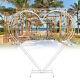 Modern Wedding Arch Heart Shaped Metal stand Flowers Balloon Frame Backdrop