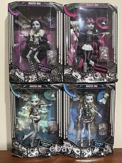 Monster High Reel Drama Collector Edition Dolls Full Set of 4 Free shipping