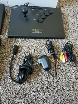 NEO GEO X GOLD LIMITED EDITION WithEXTRA JOYSTICK +MEGA PACK+HDMI+STAND -US SHIP