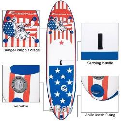 NEW 11' Inflatable Stand Up Paddle Board With Fins and Backpack- Fast Shipping