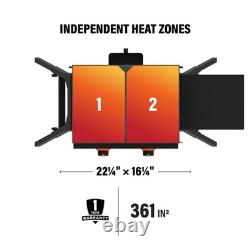 NEW! Blackstone Adventure Ready 2-Burner 22 Propane Omnivore Griddle, Free Ship