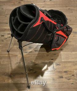 NEW Ogio Golf 7 Way Stand Bag Red/Black Dual Straps FREE Shipping