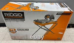NEW RIDGID (R4031S) 9 Amp Corded 7 in. Wet Tile Saw with Stand NIB No Shipping