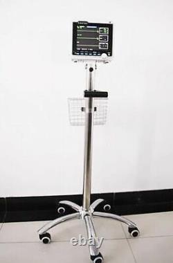 NEW Rolling stand for CONTEC CMS8000 patient monitor (big wheel) USA shipping
