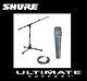 NEW Shure Beta 57 57A Mic, Ultimate Stand & 20' Cable Free US 48 State Shipping