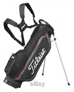 NEW Titleist Golf CBS76-BK Stand Caddie bag Black 46 in Mens Black Fast Shipping