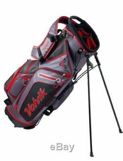 NEW Volvik RED 7 Way Top Premium Stand Bag with FREE SHIPPING