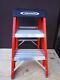 NEW Werner SSF03 Step Stool Stand Ladder 375 lb. Rated Fiberglass FAST SHIP