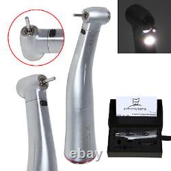 NSK Style Dental 15 LED High Speed Handpiece Fiber Optic Contra Angle Red Ring