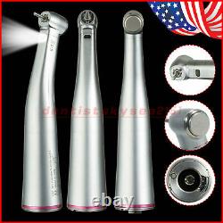NSK Ti-MAX X95L Style Dental 15 LED Fiber Optic Contra Angle Handpiece Red Ring
