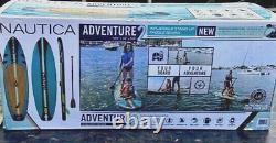 Nautica Adventure 2 Inflatable Stand Up Paddle Board NIB FREE SHIPPING