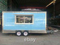 New 13.2ft(4M) Concession Stand Food Trailer Mobile Kitchen Free Ship by Sea