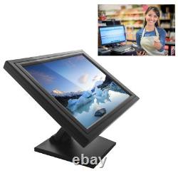 New 17 4-wire Resistive Stand Touchscreen LCD VGA Touch Screen Monitor LCD POS