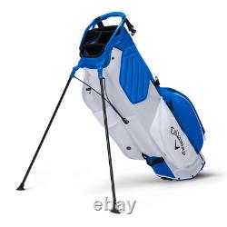 New 22 Callaway Fairway C Stand Bag Royal/White Single Strap Free Shipping