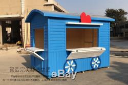 New 2.5MX1.6M Sandwich Board Movable Concession Stand Kitchen Shop Ship By Sea