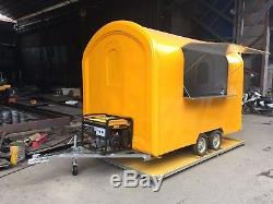 New 3M Concession Stand Trailer Kitchen +3 KW Generator Shipped by sea