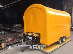 New 3M Concession Stand Trailer Kitchen +3 KW Generator Shipped by sea