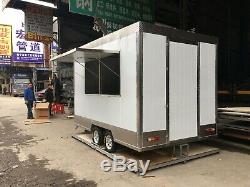 New 3Mx1.8M Concession Stand Trailer Mobile Kitchen+3KW generator Ship By Sea