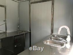 New 3Mx1.8M Concession Stand Trailer Mobile Kitchen+3KW generator Ship By Sea